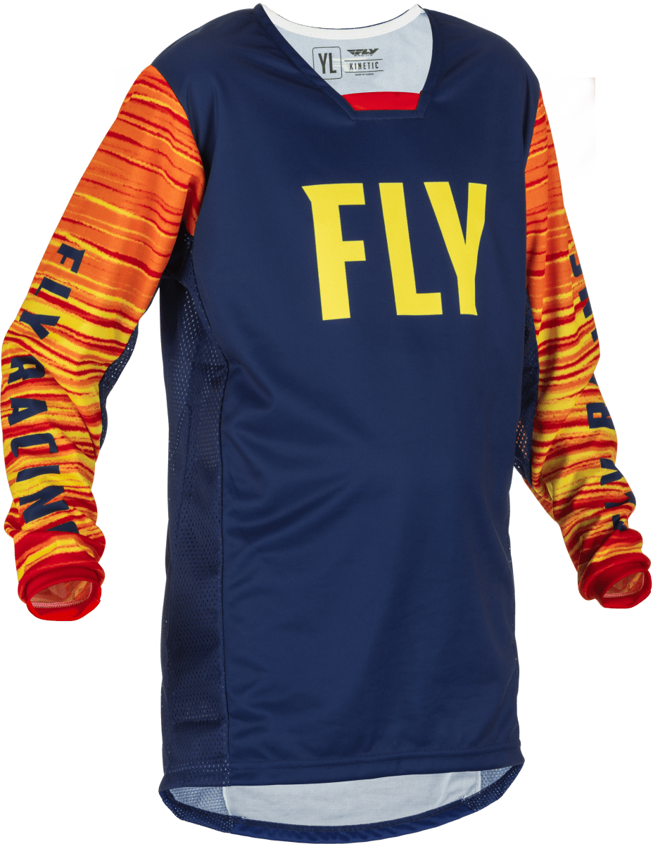 FLY RACING - YOUTH KINETIC WAVE JERSEY - 375-526YM - 191361289637